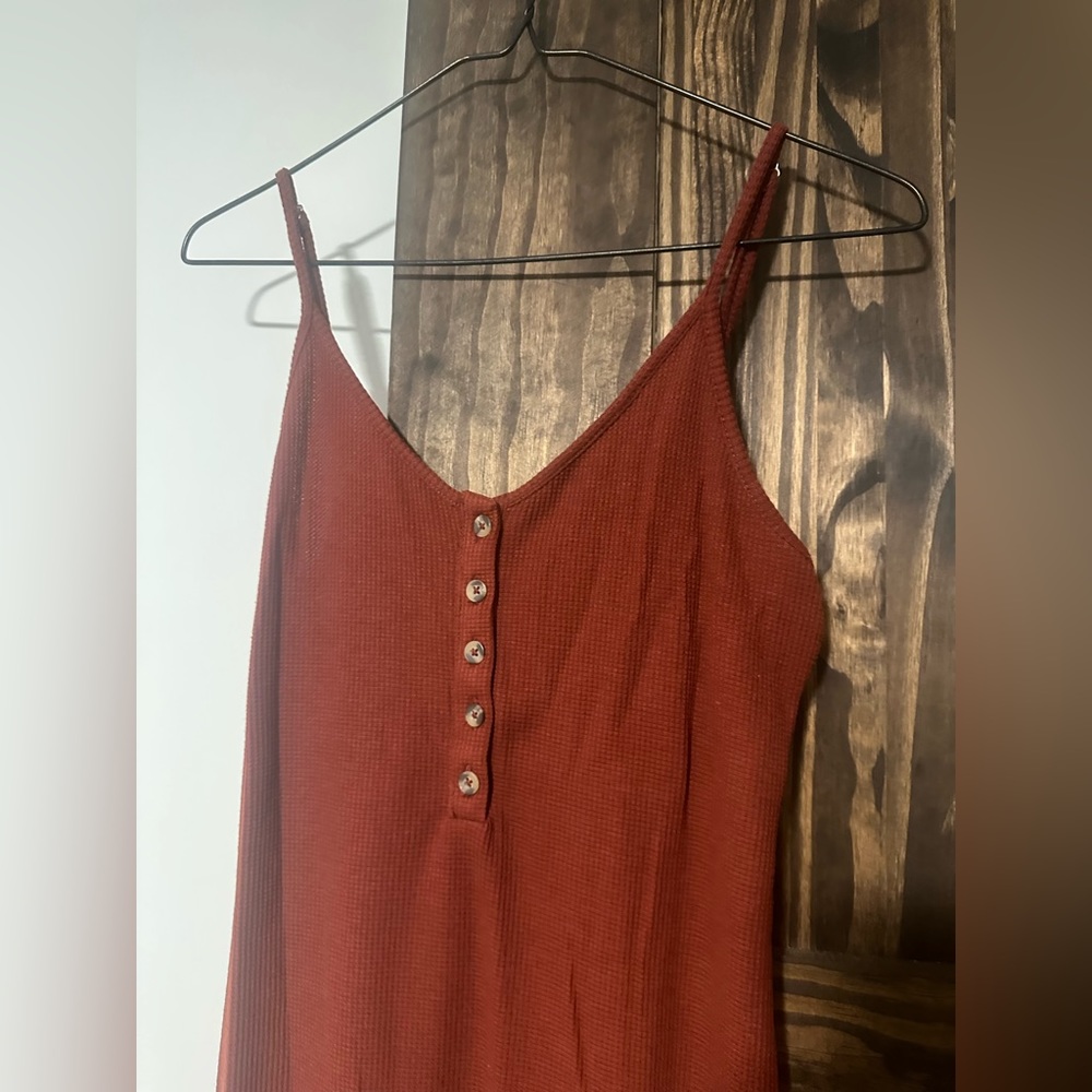 American Eagle Dress. Rustic orange color